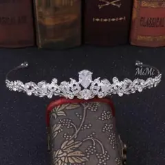 ☆キュービックジルコニア♢ティアラ ヘッドドレス♢ウェディング ヘアアクセサリー