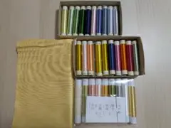 日本刺繍 糸・針・布セット