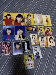 【紺野あさ美セット】ポストカード7枚、トレカ11枚