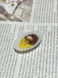 ミニチュアキーマカレー　　　　　ハンドメイド