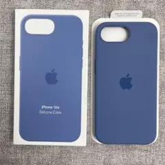 「新品未使用」iPhone 16e シリコンケース ブルー MagSafe