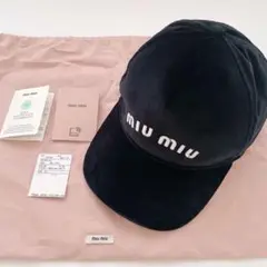 ❤︎ miumiu ミュウミュウ キャップ ベロアキャップ ベースボールキャップ