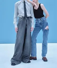 JOHN LAWRENCE SULLIVAN WASHED WIDE PANTS