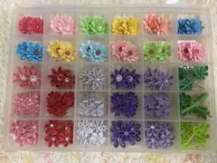 「新品」ペーパークイリング　花＆葉っぱ
