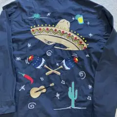 【美品】✨RODEOCROWNS✨ロデオクラウンズ　メキシカン刺繍シャツ