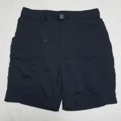 UNIQLO ナイロンギアショートパンツ S ブラック 黒 ユニクロ ハーフ