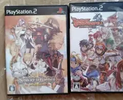 PS2 ソフト セイクリッドブレイズ &ドラゴンシャドウスペル