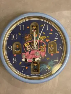 ディズニー Disney 掛け時計 からくり時計 ミッキー　約40㎝ 【現状品】