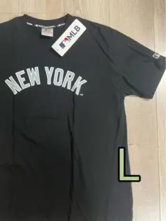 MLB ニューヨーク・ヤンキース Tシャツ 半袖 綿100% ブラック L
