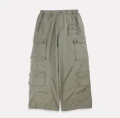 genzai cargo stitch flare pants