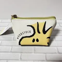 ★スヌーピー☆ ウッドストック☆ 三角ミニポーチ