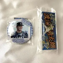 渡邉勇太朗　埼玉西武ライオンズ　タオルクリップ　缶バッジ　ガチャ　推しガチャ