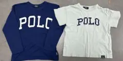 POLO 長袖Tシャツ　半袖Tシャツ　2枚セット　110