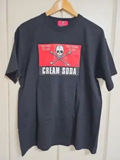 CREAM SODA Tシャツ Lサイズ スカルロゴ 黒 新品未使用