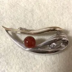 ブローチ メノウ