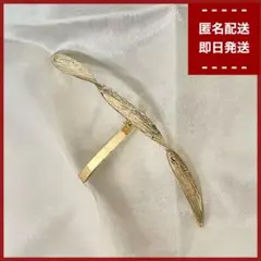 ポニーフック　ヘアアクセサリー　ゴールド　金　樹木加工