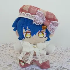 いつぬい ぬい服 ベレー帽リボンブラウスサロペット くすみピンク