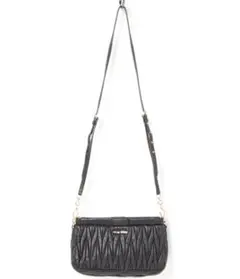 Miumiu マテラッセ マトラッセ ショルダーバッグ ブラック