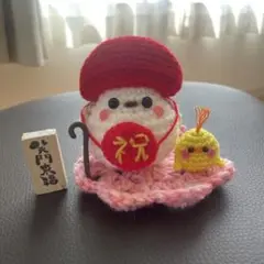 あみぐるみ 還暦 シマエナガ ハンドメイド