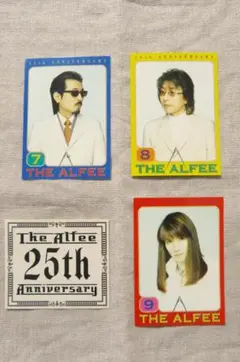 THE ALFEE☆25th Anniversary トレカ 3枚セット