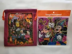 ディズニーランド ハロウィン 2009 巾着 タオル