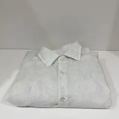 GUY ROVER ホワイト長袖シャツ　柄
