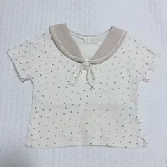 【cottoli】ドット柄セーラーT バースデイ