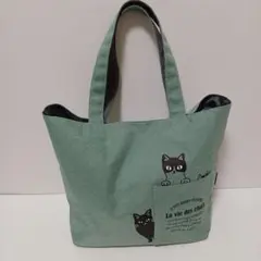 猫柄 La vie des chats トートバッグ　軽量
