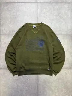 90s Russell Athletic USA製 プリント スウェット