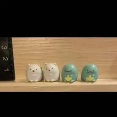 フィギュア　すみっコぐらし　しろくま2個　とかげ2個