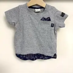 【Picnic】重ね着風Tシャツ/80