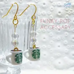 ❁新品❁fac0033❁(箱入り)コーヒー屋さんのマグカップ 揺れ ピアス