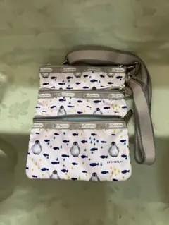 未使用　レスポートサック ペンギン 　3段ファスナー