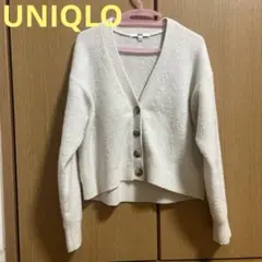 UNIQLO スフレヤーンVネックカーディガン