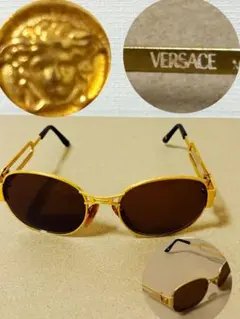 VERSACE ゴールド サングラス