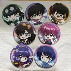 らんま1/2 キャラバッジコレクション ミニキャラver 7点セット グッズ