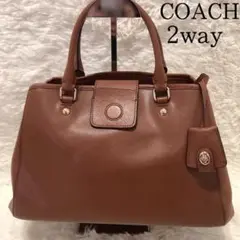 未使用に近い✨ コーチ ハンドバッグ ショルダーバッグ 2wa ブラウン