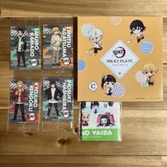 鬼滅の刃 ローソン　ミルキープレート　オリジナルクロス　ステッカー