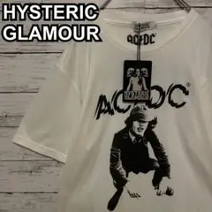 625【タグ付き新品】ヒステリックグラマー♤ビッグロゴ　AC/DC 半袖Tシャツ