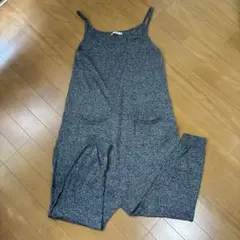 ZARA オーバーオール　ニット