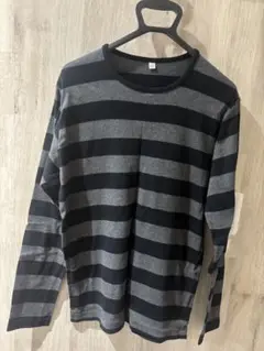 OLD UNIQLO ユニクロ ストライプ長袖カットソー XL