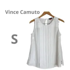 一点物【Vince Camuto 】ホワイト ノースリーブ S