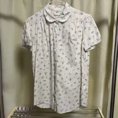 LOWRYS FARM 花柄 半袖シャツ
