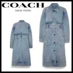 coach デニムコート デニムトレンチ トレンチコート 最終値下げ
