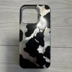 【即日発送】ヒョウ柄 iPhone 15 pro ケース マーブル ギャル
