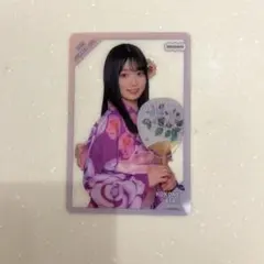 乃木坂46 愛宕心響 購入特典 C賞 個別クリアカード 8月ver 限定
