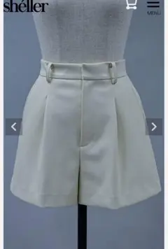 sheller レザーショートパンツ