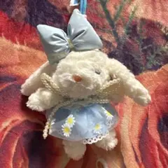 ウサギのぬいぐるみチャーム