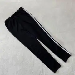 ⭐️ 無地パンツ⭐️ ブラック トラックパンツ サイドライン ウエストゴム