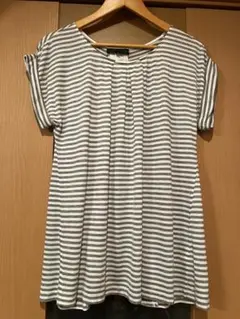 日本製　UNTITLED アンタイトル ボーダーチュニックカットソー　Mサイズ